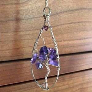 🥳HP🎉 Hand Made Tree of Life w/ Amethyst Crystals
